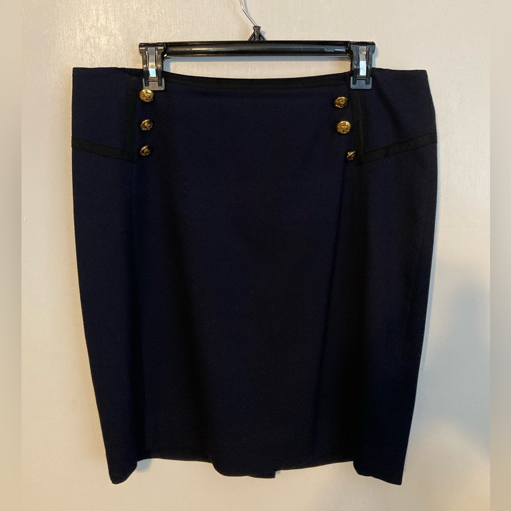 The Limited Navy Blue skirt Sz 14
